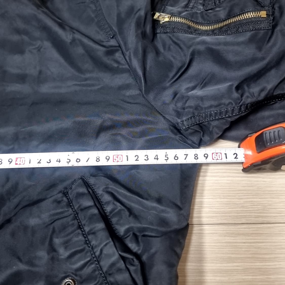 알파인더스트리 MA-1 블랙 항공점퍼(라지) 상품이미지10