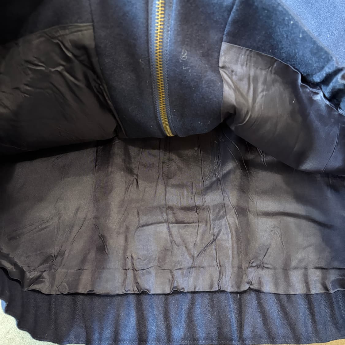 90s Pendleton 90년대 미국 생산 펜들턴 네이비 울 블루종 자 상품이미지7