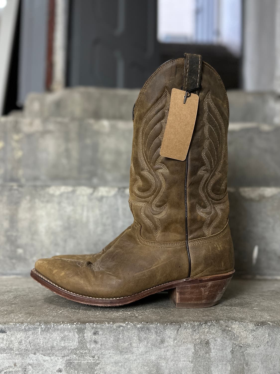 빈티지 스퀘어토 카우보이 웨스턴 부츠 상품이미지5