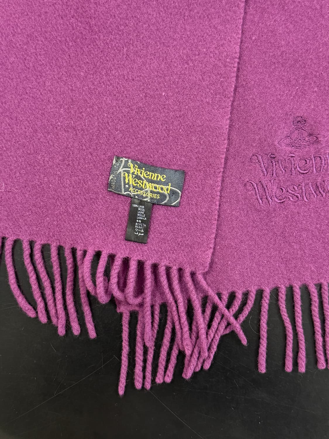 비비안웨스트우드 울 머플러 상품이미지2