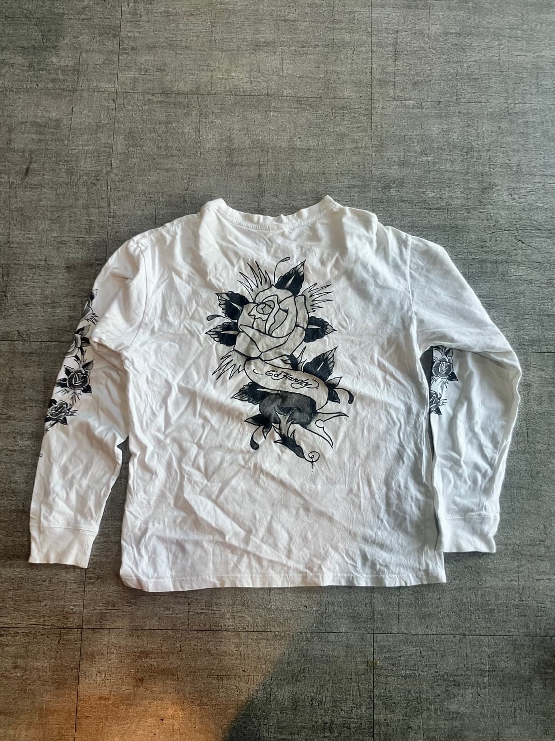 일본빈티지 Ladtandy 오리엔탈펑크 명화 백로고 롱슬리브 긴팔티셔츠 상품이미지1