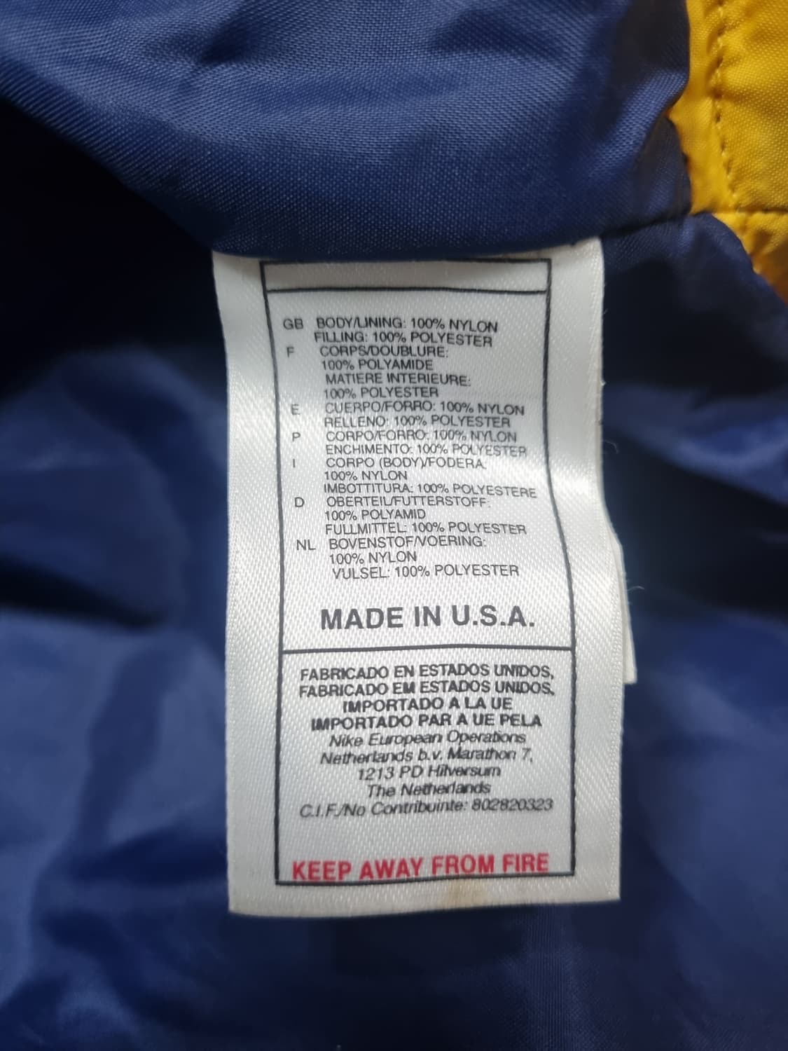 나이키 포루투칼 2000 국가대표 푸퍼자켓(벤치 패디드자켓) 상품이미지9