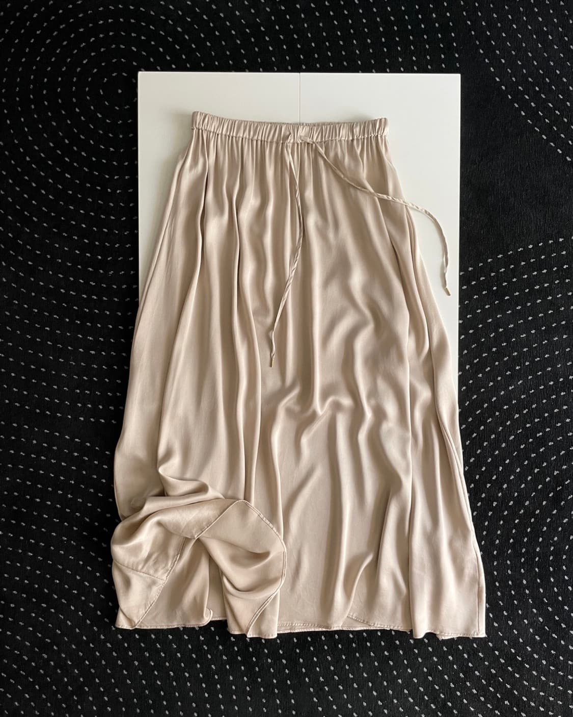 silk long skirt 상품이미지2