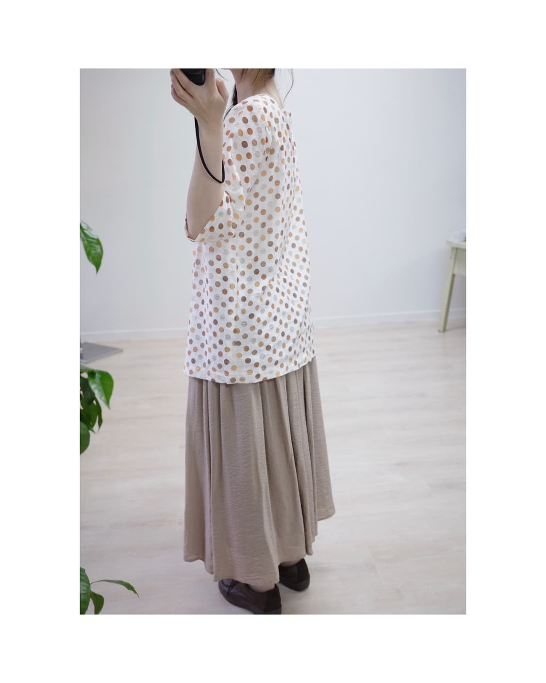  Coral dot blouse 상품이미지3