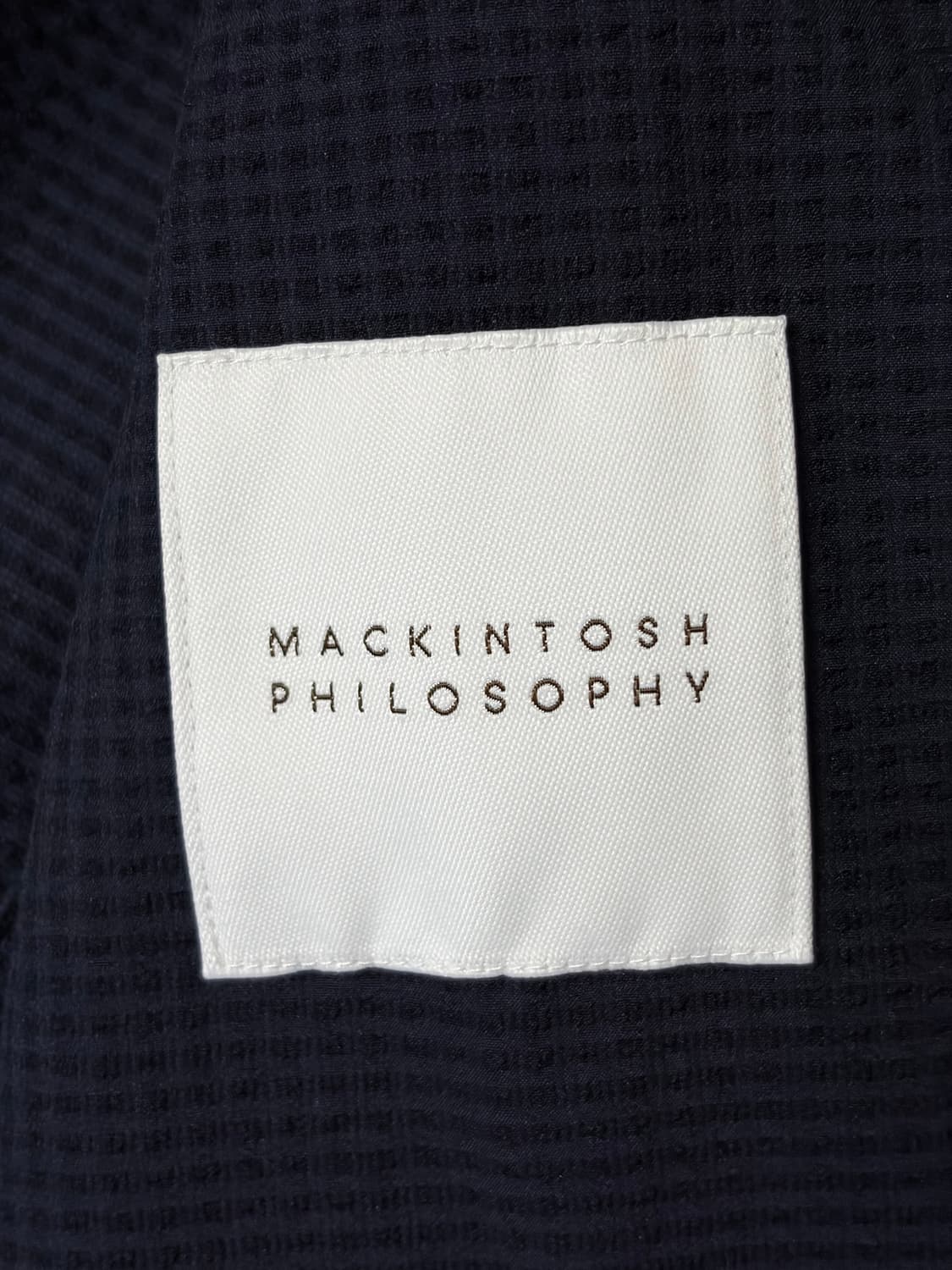 매킨토시 필로소피 트로터 시어서커 자켓 (38R / 물세탁 가능) 상품이미지3