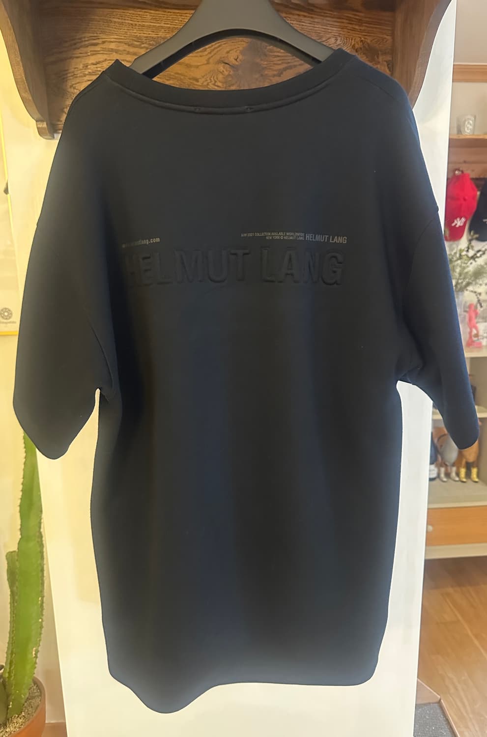 헬무트랭 블랙 반팔 티셔츠 (L) 상품이미지3