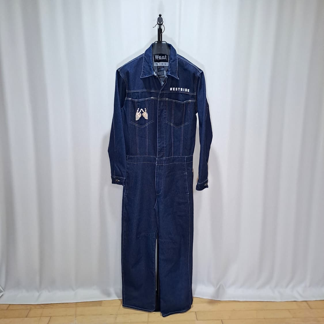 (택포) 웨스트사이드 데님 점프수트 L B372 상품이미지2