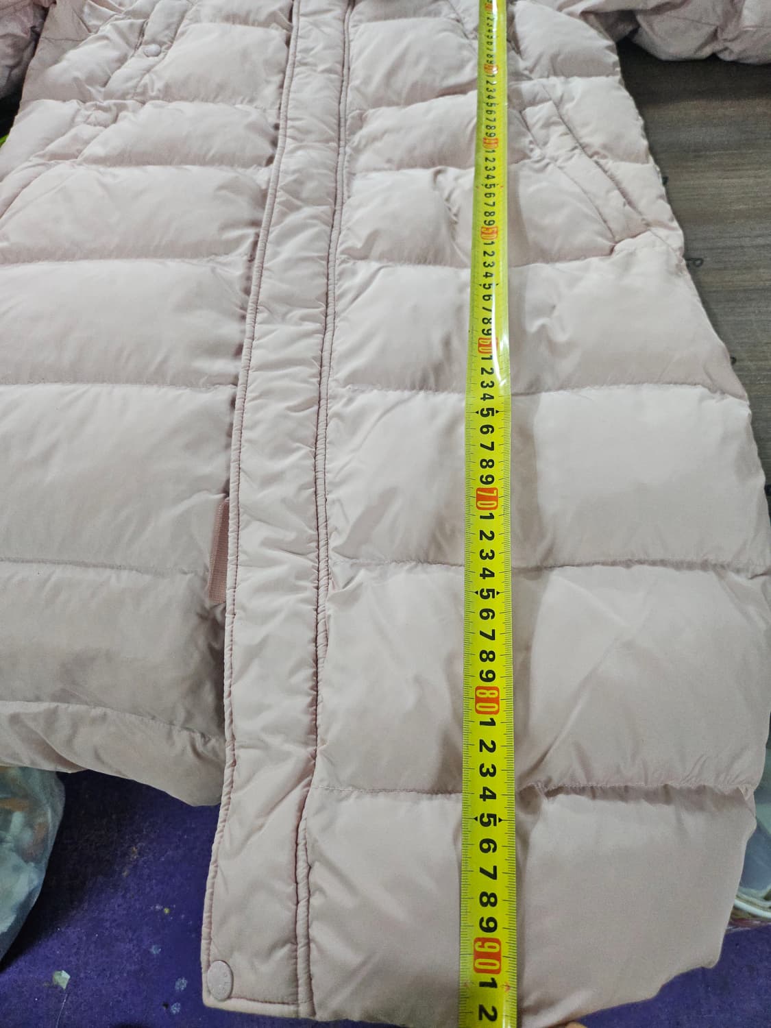 빈폴 핑크 여성  롱패딩  90 상품이미지9