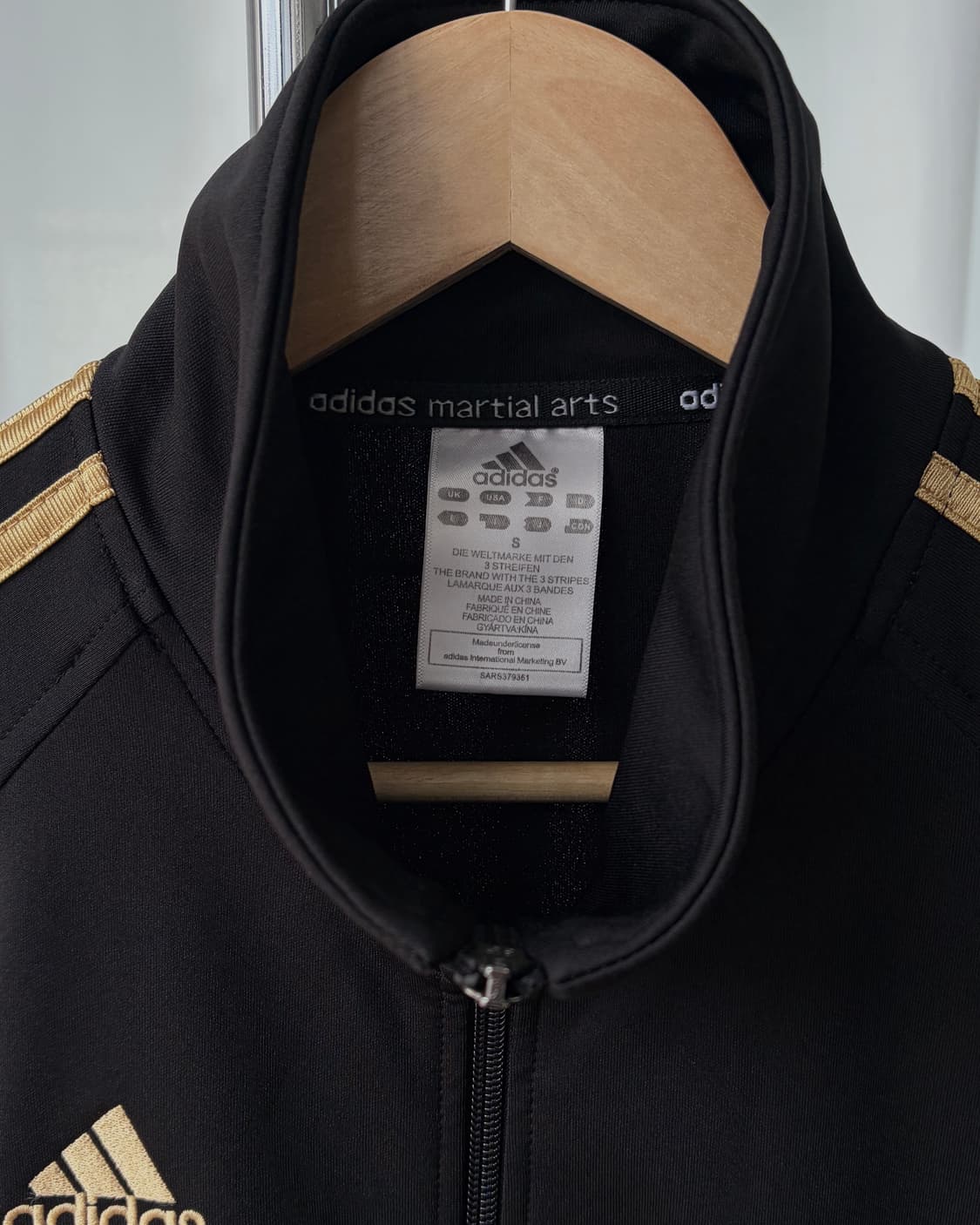 [S]아디다스 마샬아츠 검골 블랙 골드 트랙탑 져지 상품이미지6