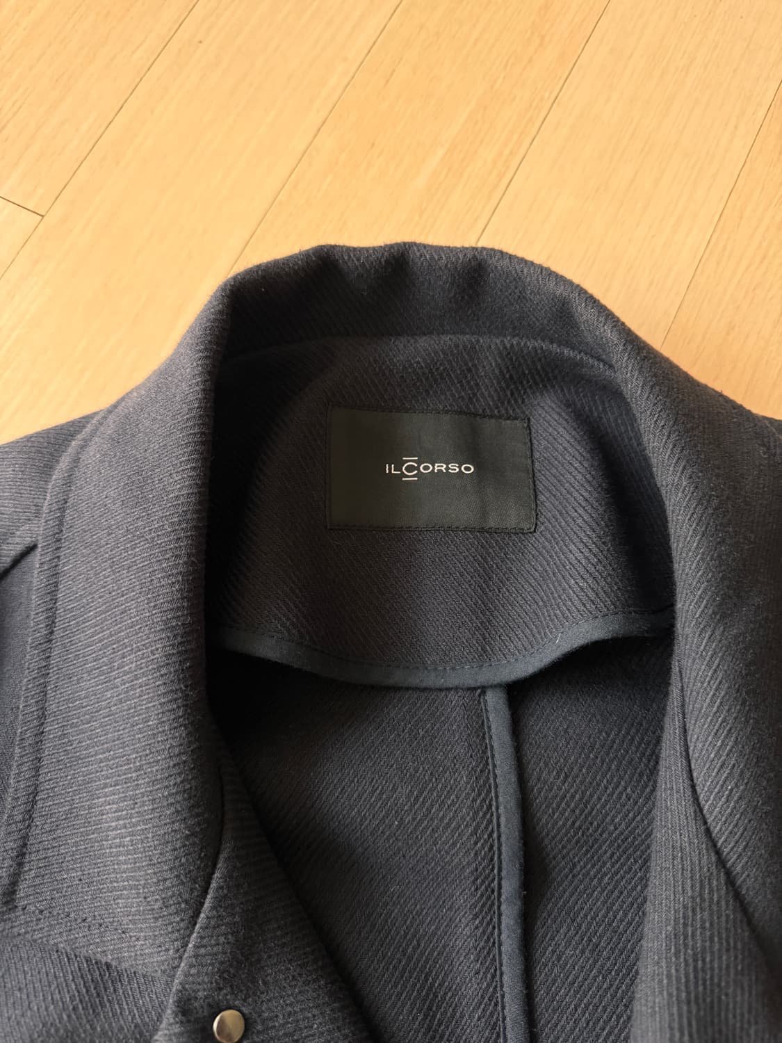 일꼬르소 IL CORSO 면 자켓 네이비 L 상품이미지5