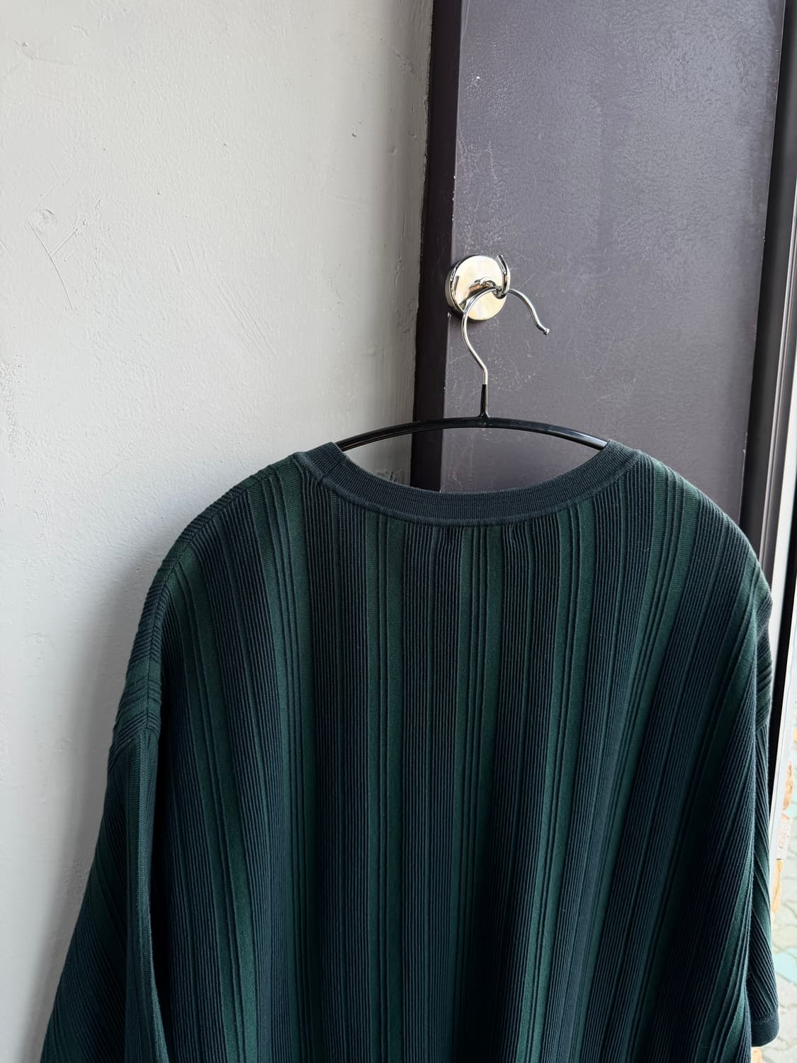 100/ 시스템옴므 21SS 스트라이프 포켓 니트반팔 상품이미지6