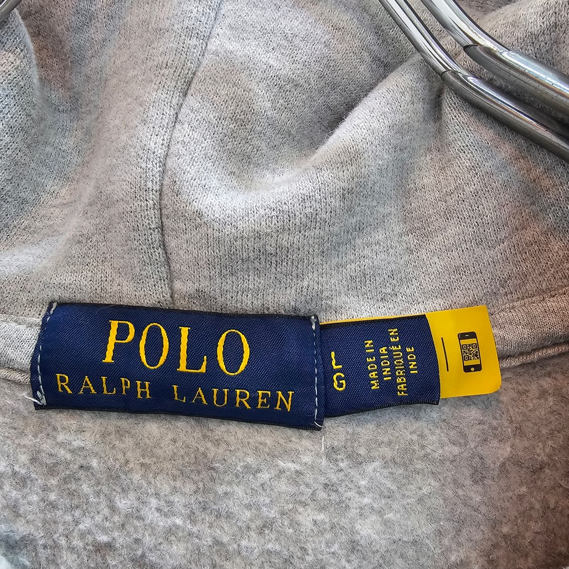 폴로 랄프로렌 그레이 기모 후드티 상품이미지6