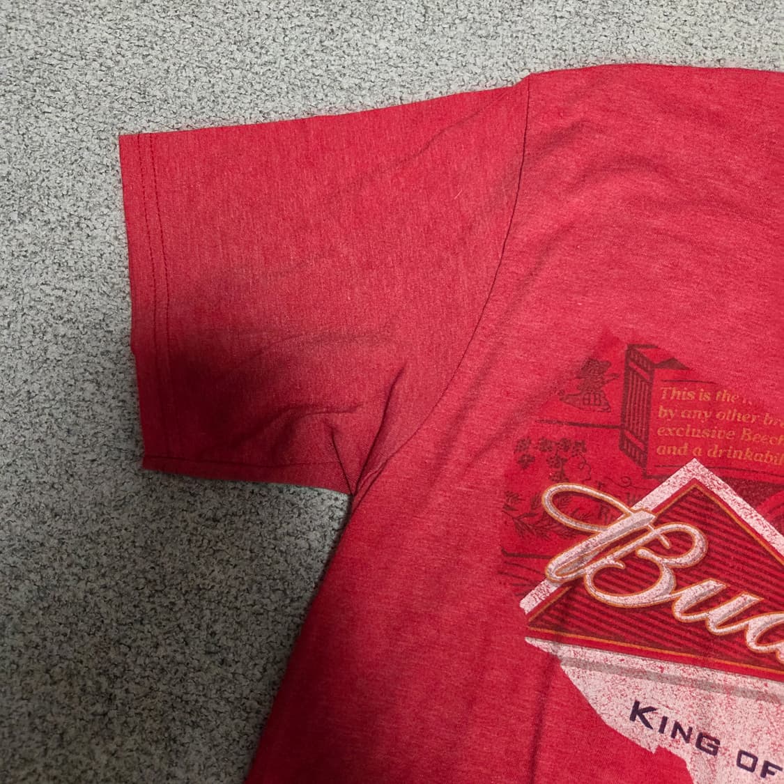 Budweiser 버드와이저 빈티지 반팔티셔츠 M-L(95-100) 상품이미지3