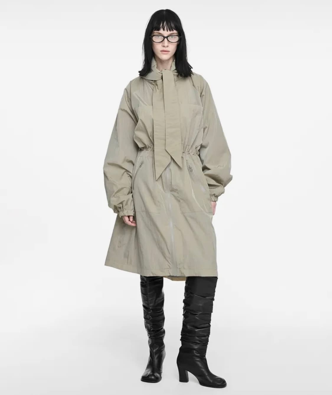 TIE FIELD COAT (UNISEX) BEIGE 상품이미지2