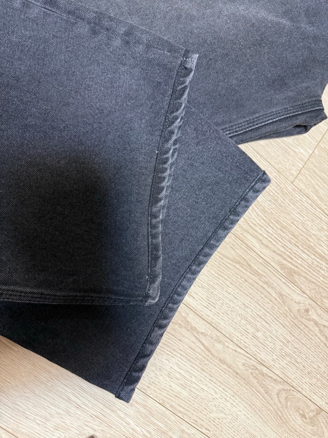 노운 벨티드 데님 차콜 상품이미지5