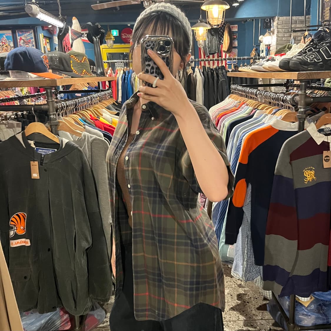 POLO 폴로 랄프로렌 체크 반팔 셔츠  상품이미지3