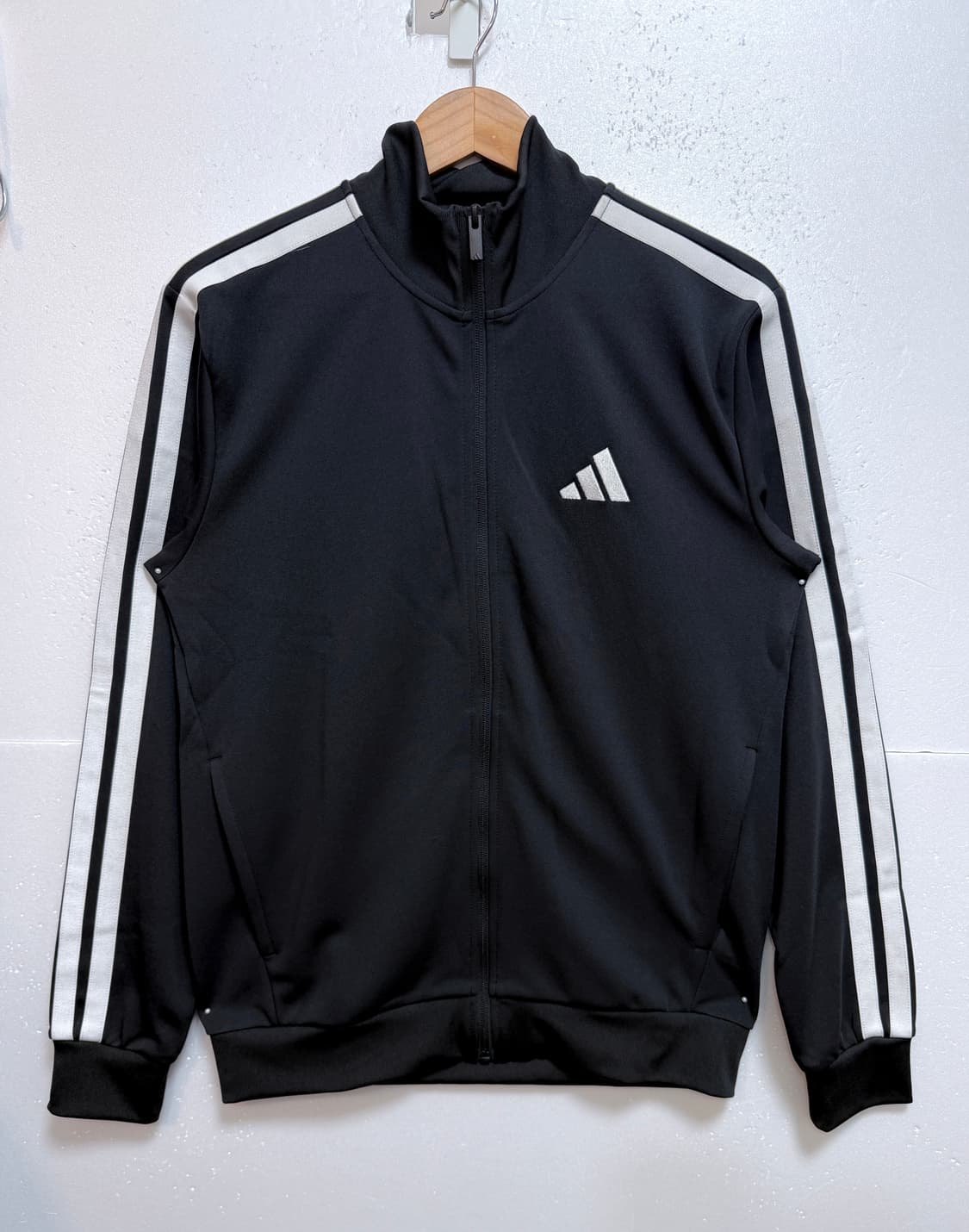 아디다스 삼선 트랙탑 집업 S 블랙 져지 트레이닝 자켓 상품이미지1