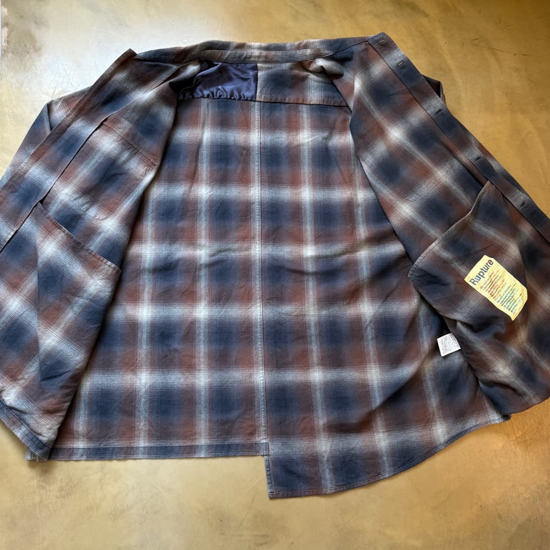  21AW  BEAMS SSZ 옴브레 랩 셔츠 자켓 상품이미지9