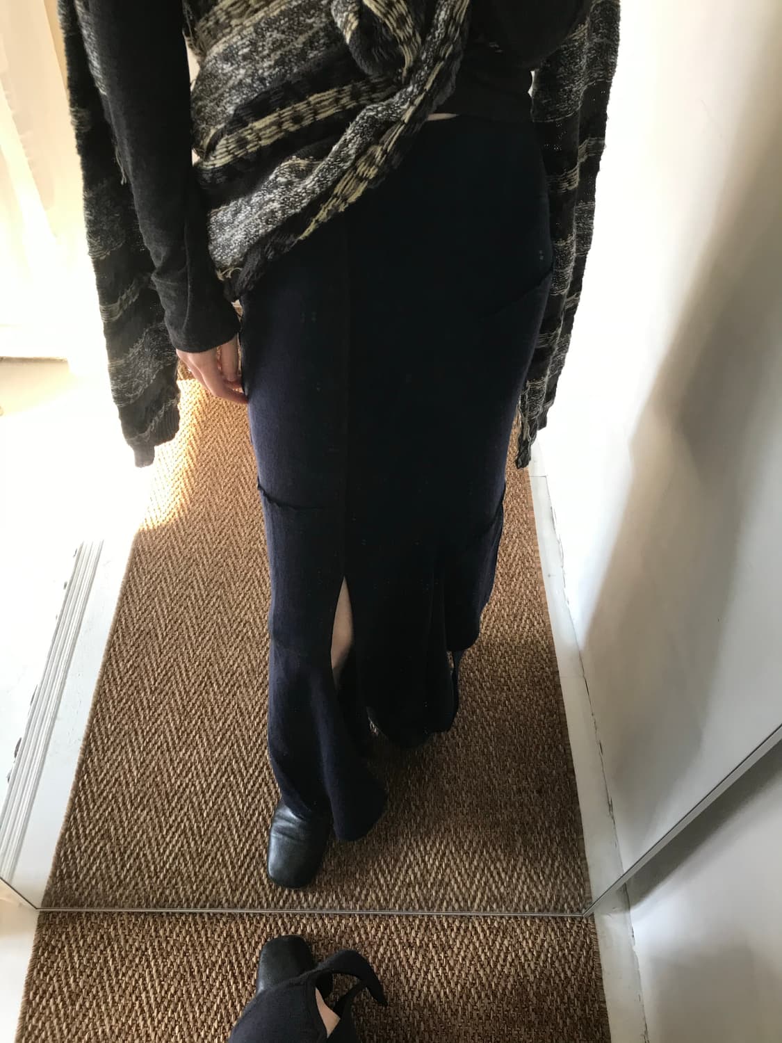 detail knit long skirt 상품이미지1