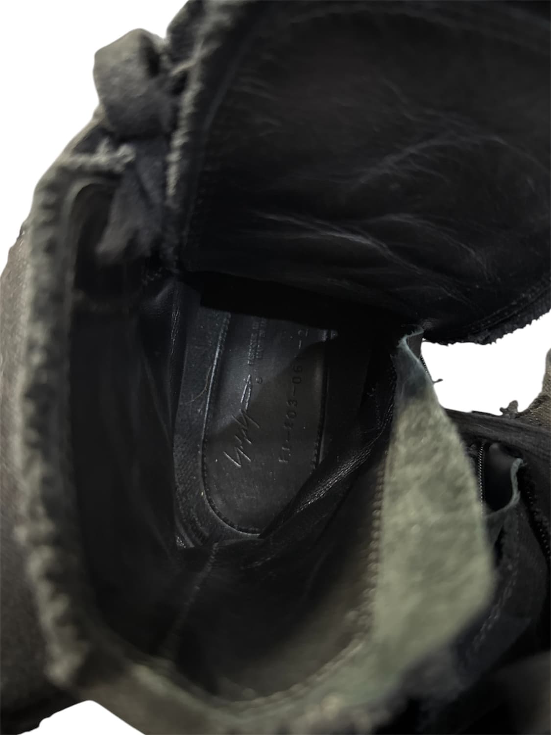 Yohji yamamoto distressed high top 상품이미지5