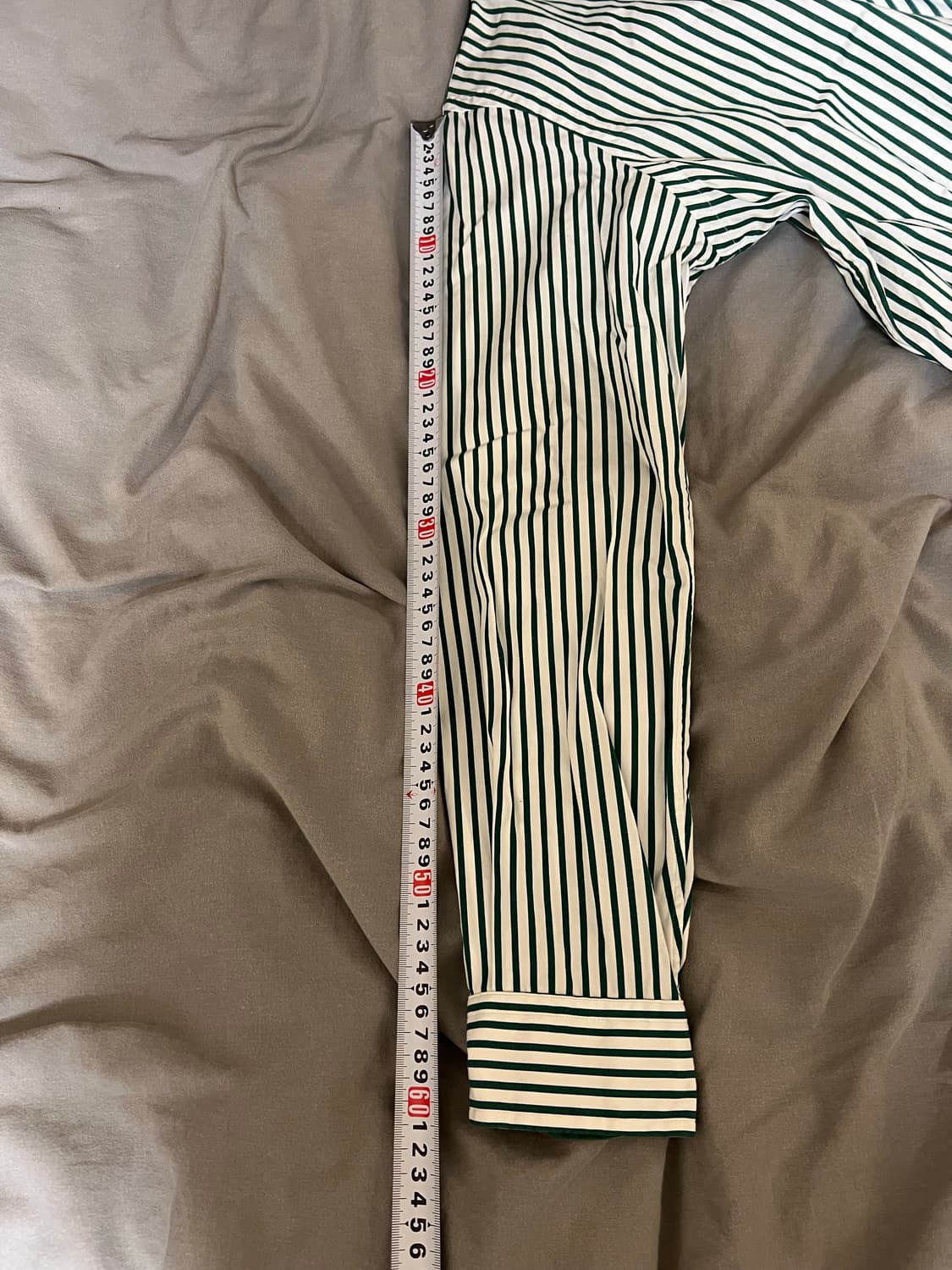 폴로 랄프로렌 그린 줄무늬 셔츠 s 클래식핏 상품이미지5