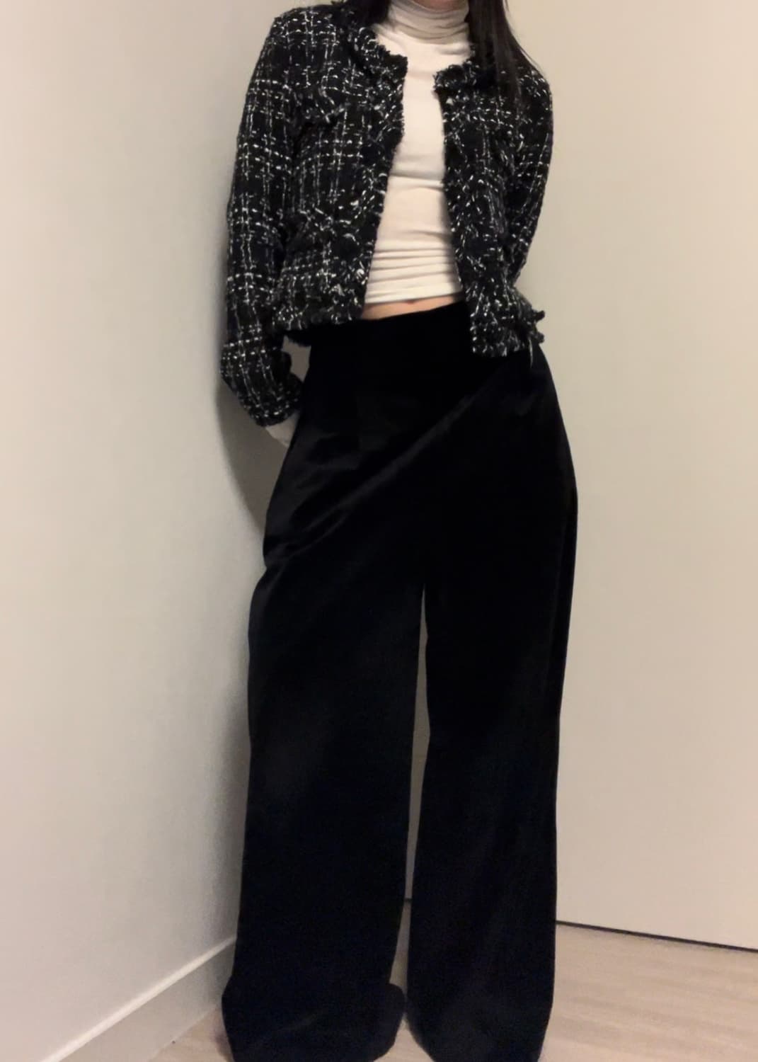 black+white tweed jacket 상품이미지5