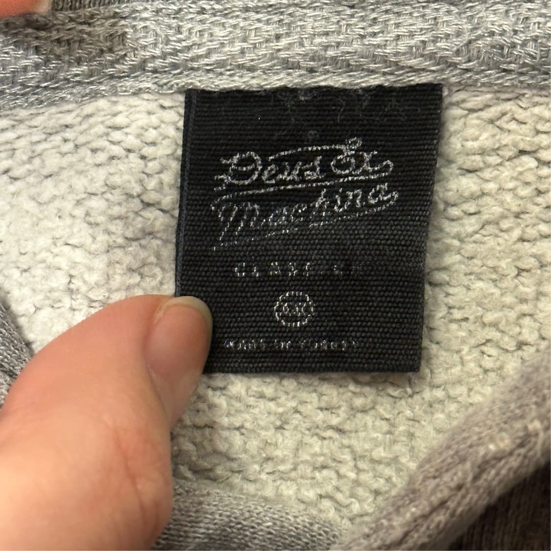 데우스 엑스 마키나 후드티 그레이 (XXL) 상품이미지6