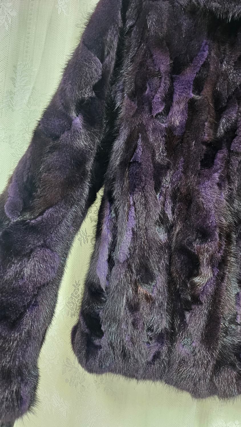 밍크 보라색 자켓 상품이미지4