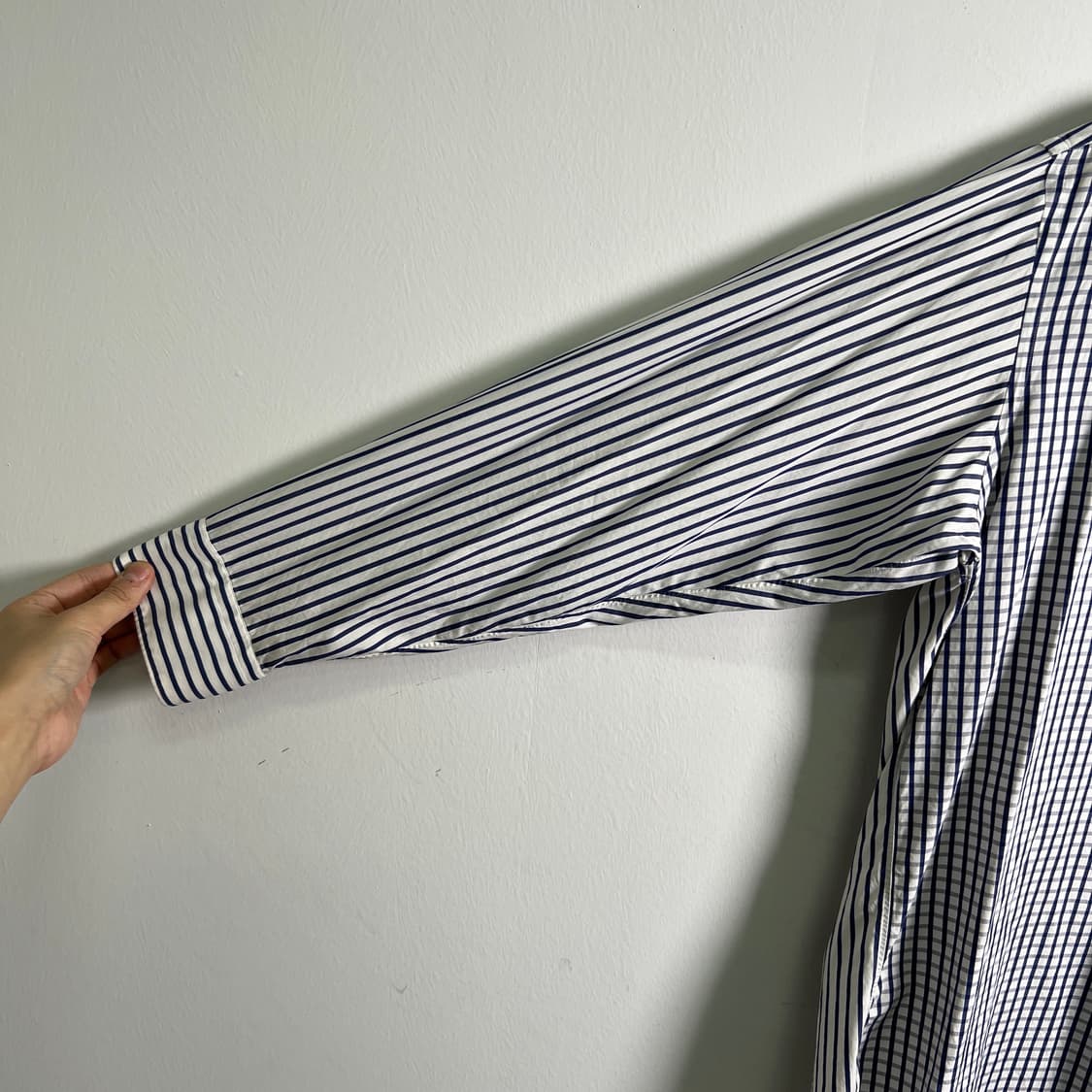 꼼데가르송 옴므 깅엄 체크 셔츠 M 상품이미지7