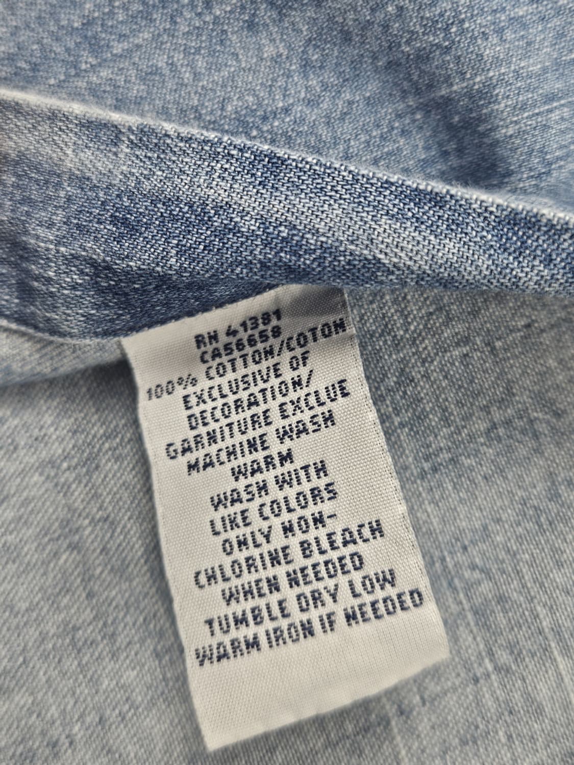 폴로랄프로렌 데님 베이직 셔츠 ( M ) / 10568 상품이미지10