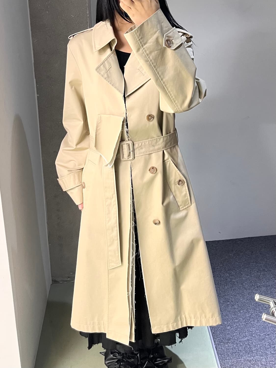 메종 마르지엘라 17s/s 컷오프 트렌치 코트 상품이미지2