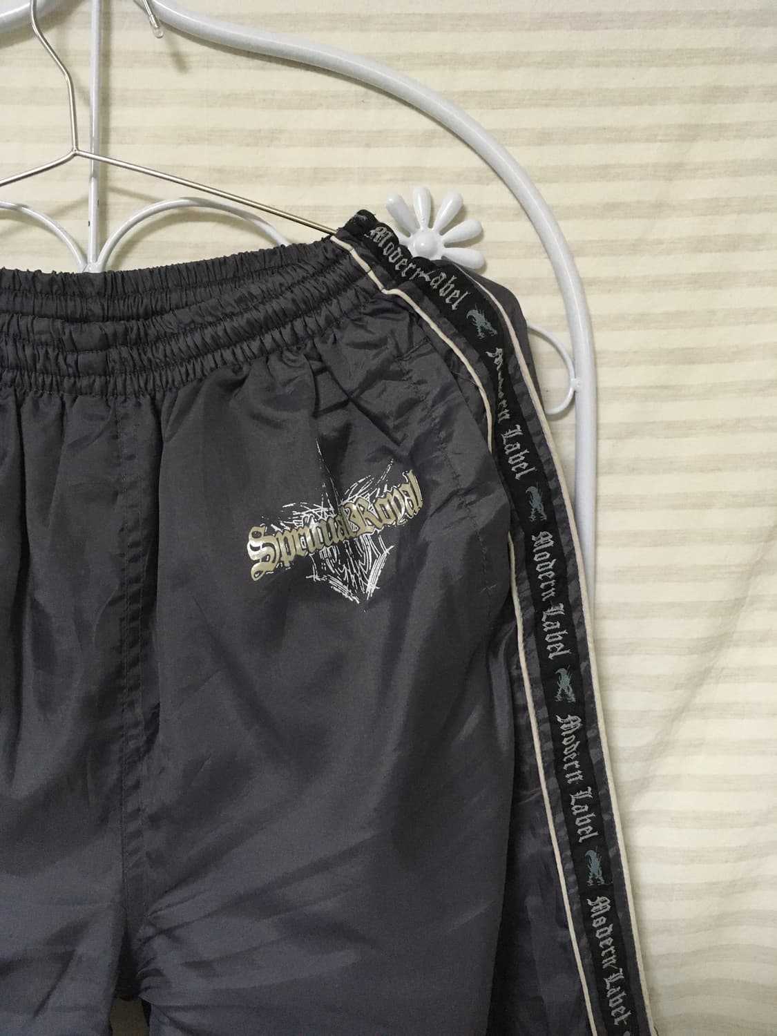 빈티지 그레이 드래곤 팬츠 y2k 스트릿 갸루 펑키 일본빈티지643 fa 상품이미지4