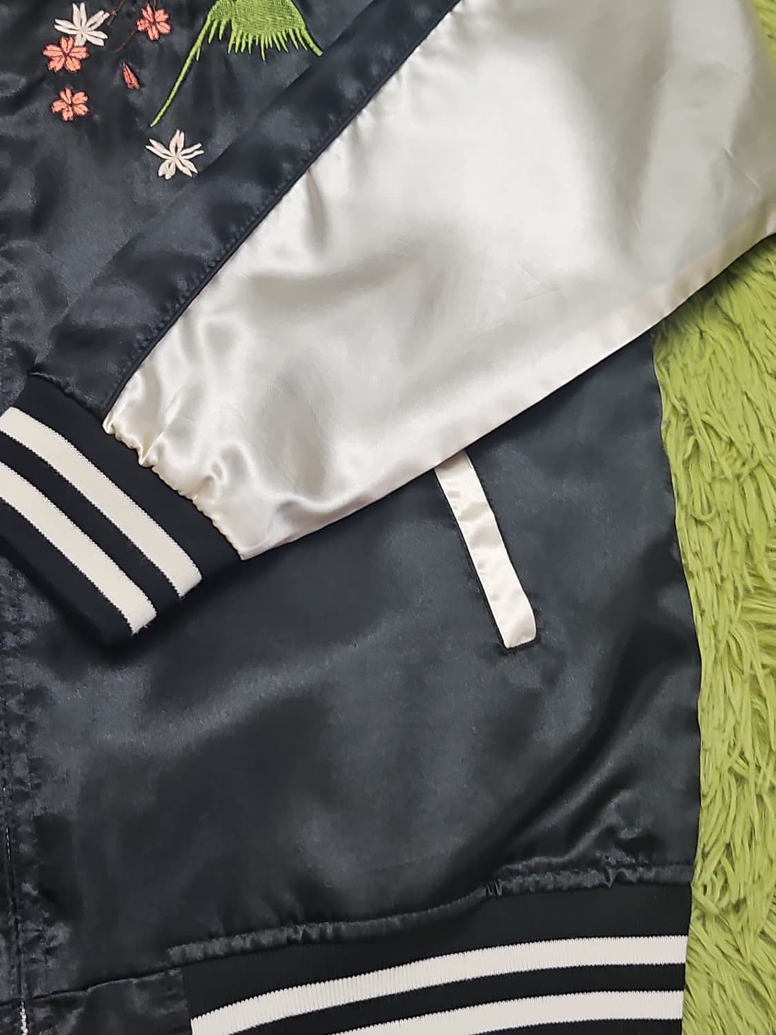 Old Mills 올드밀즈 일본풍 자수 스카잔 점퍼 L 상품이미지4