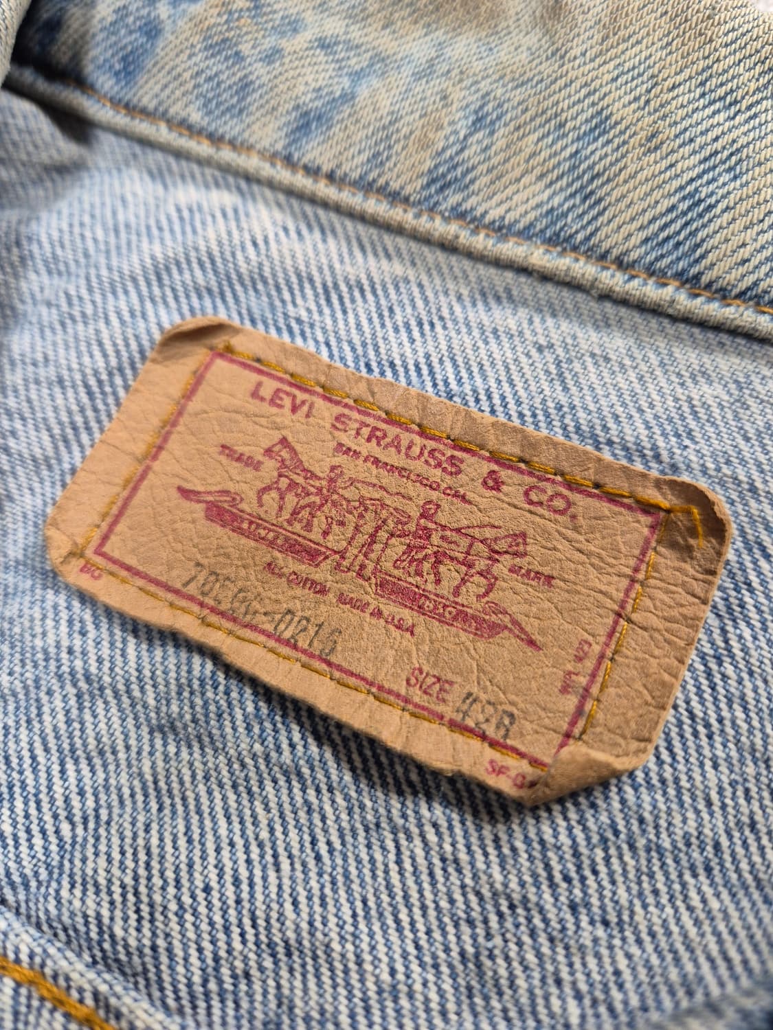 80s 리바이스 트러커 상품이미지10