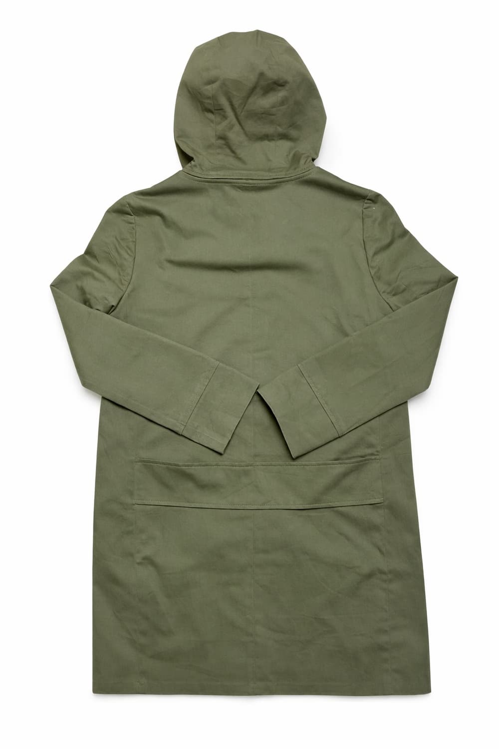 JPN 일본 빈티지 y2k 모리걸 비즈포켓 디테일 카키 야상 후드코트 상품이미지2