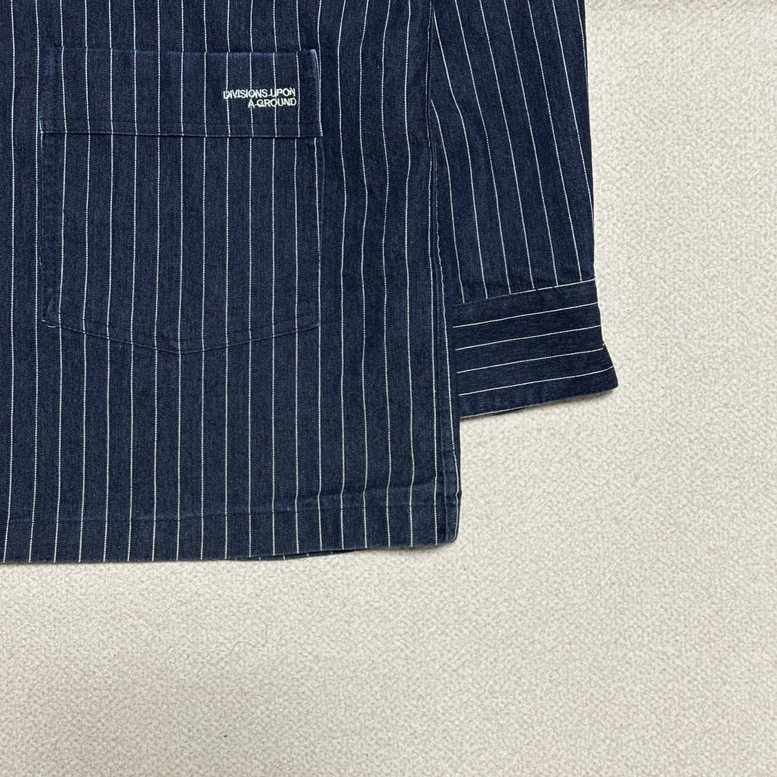 파르티멘토 데님 스트라이프 셔츠 자켓 상품이미지4