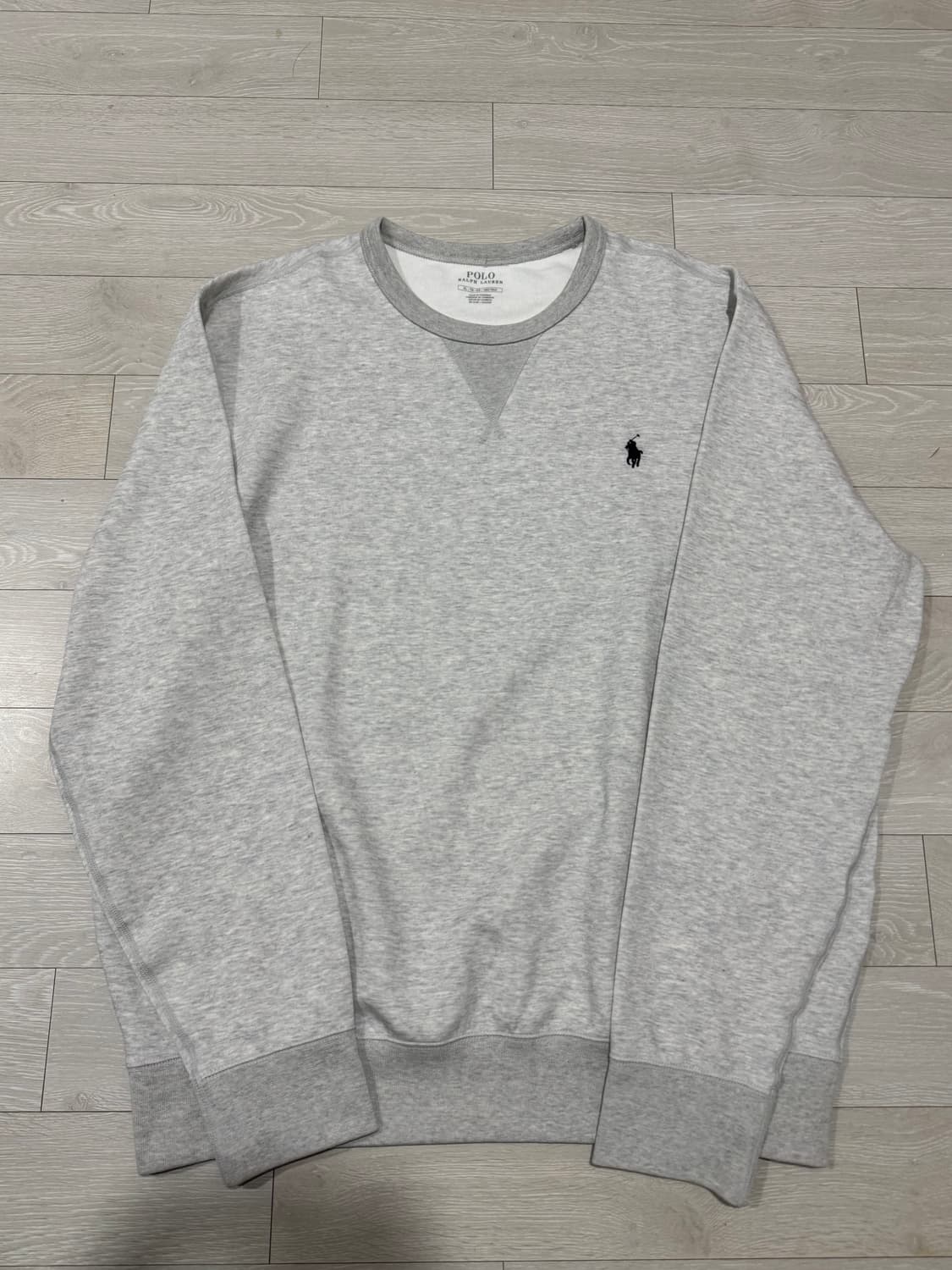 폴로 포니 로고 더블니트 스웻셔츠 XL 상품이미지2
