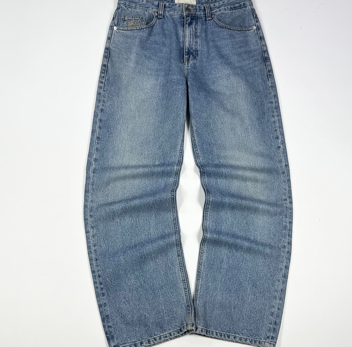 플랙진 x 런업 스트레이트 데님팬츠 (33인치) 상품이미지3