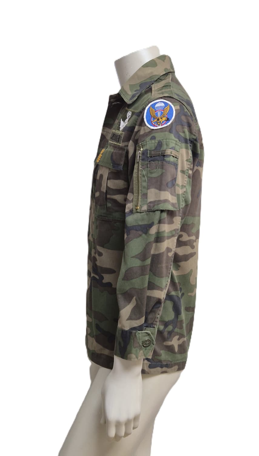 육군 구형 9공수특전여단 중사 초기형 독사복 전투복 상의 자켓 (S) 상품이미지2