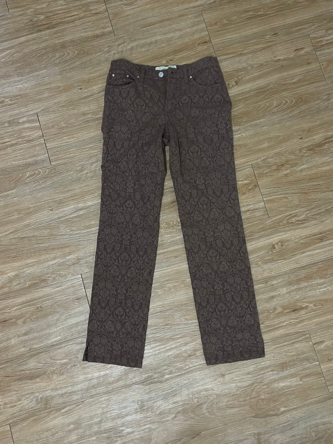 베르사체 여성 브라운 팬츠 상품이미지1