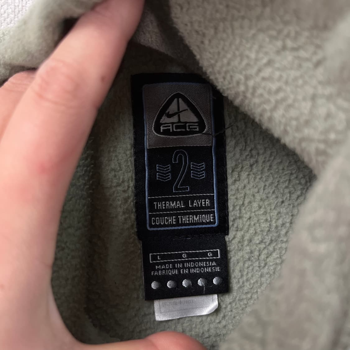 100 나이키 ACG 카키 플리스 자켓 상품이미지3