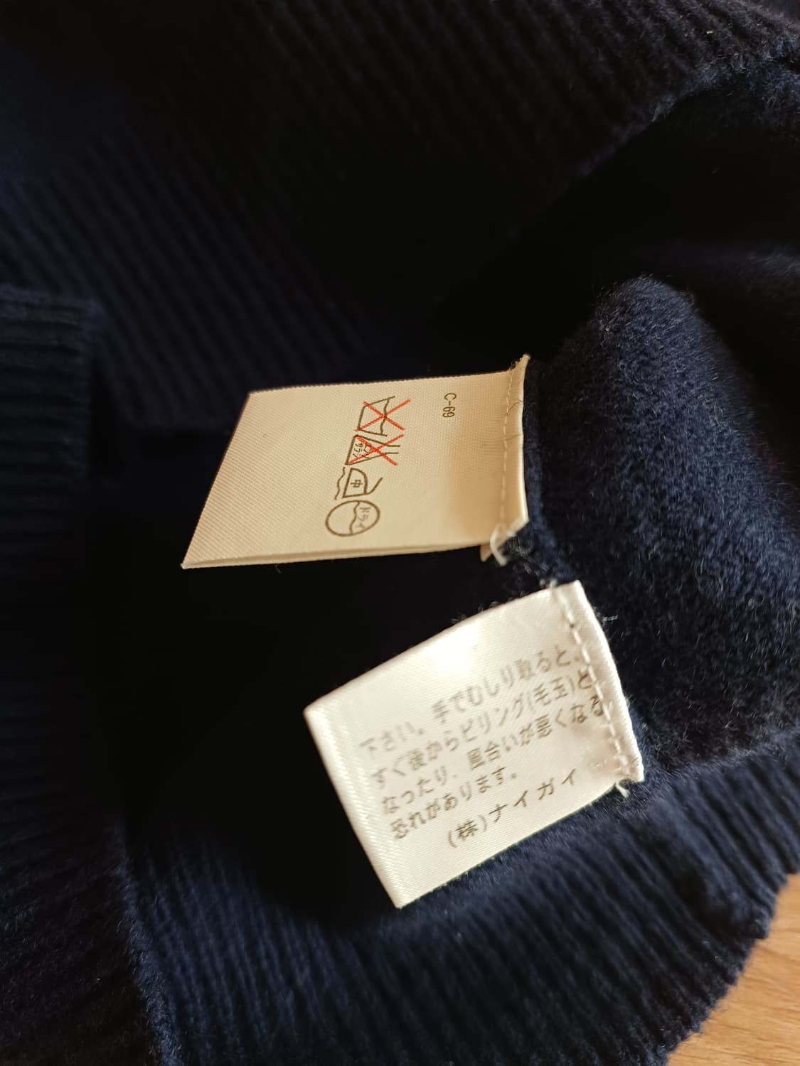 폴로 랄프로렌 여성 V넥 네이비 니트 베스트 스웨터 울 polo 조끼 상품이미지9