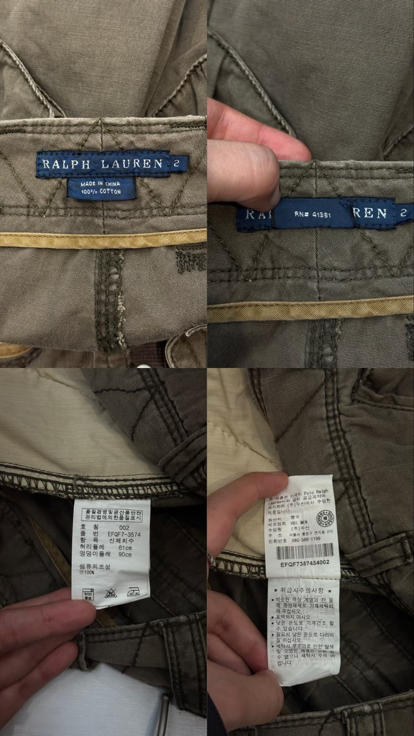 폴로 랄프로렌 스티치 멀티 포켓 카고팬츠 상품이미지10