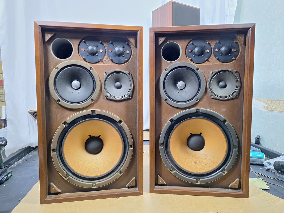 산수이 SANSUI SP-2002 궤짝 빈티지 스피커 12인치 대형 카페 상품이미지1