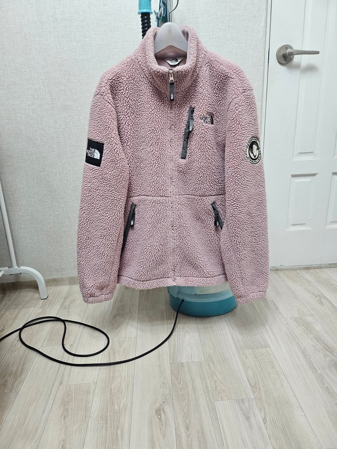 (100)L ♡딸기우유♡ 노스페이스 [핑크] 쉐르파 후리스점퍼 상품이미지1