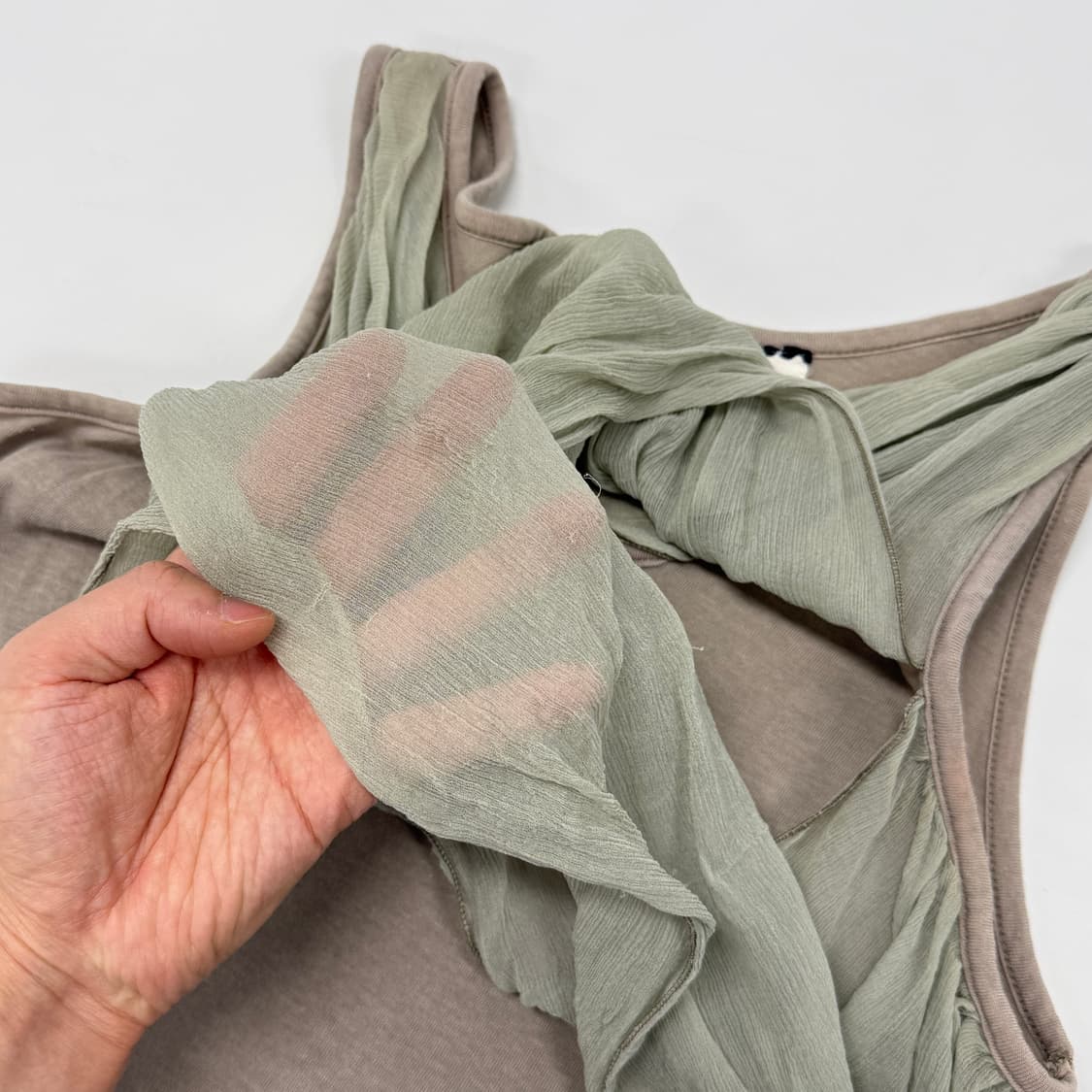 Gomme drape sleeveless 상품이미지7