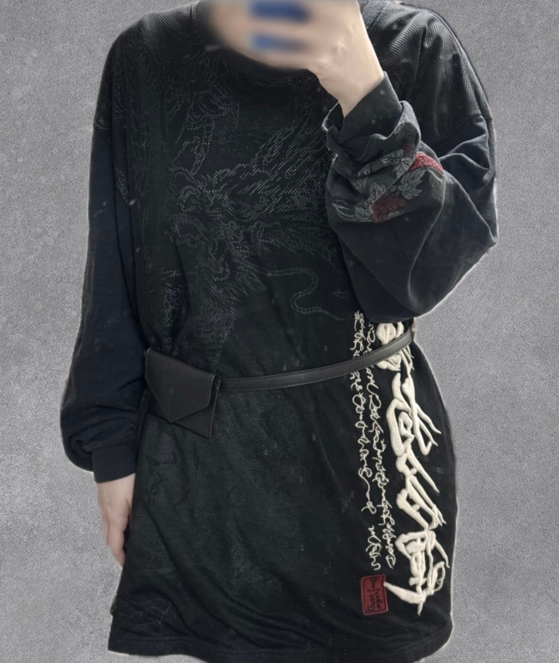 Dog town 긴팔티 자수 상품이미지3