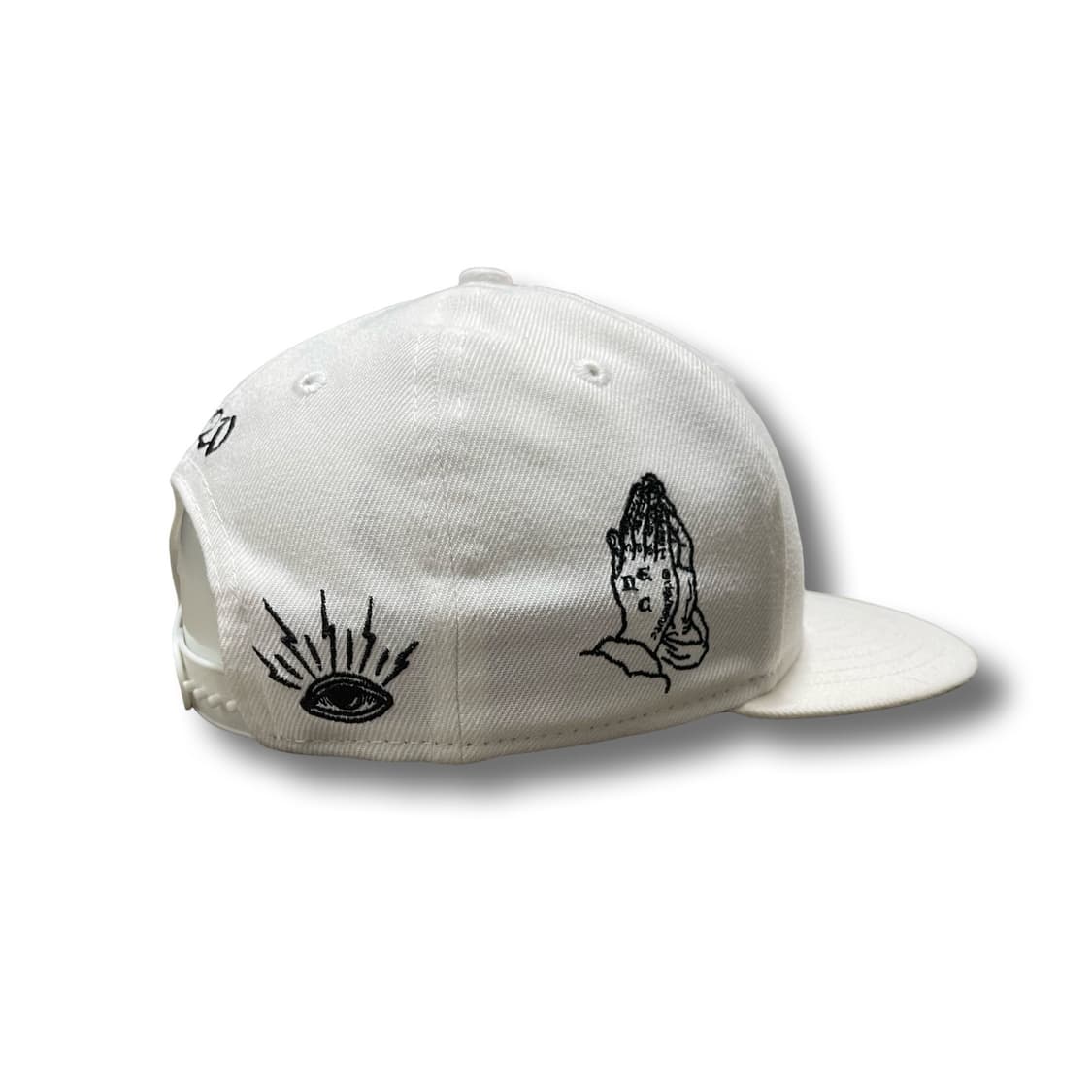 뉴에라 화이트 볼캡 스냅백 자수 로고 상품이미지2