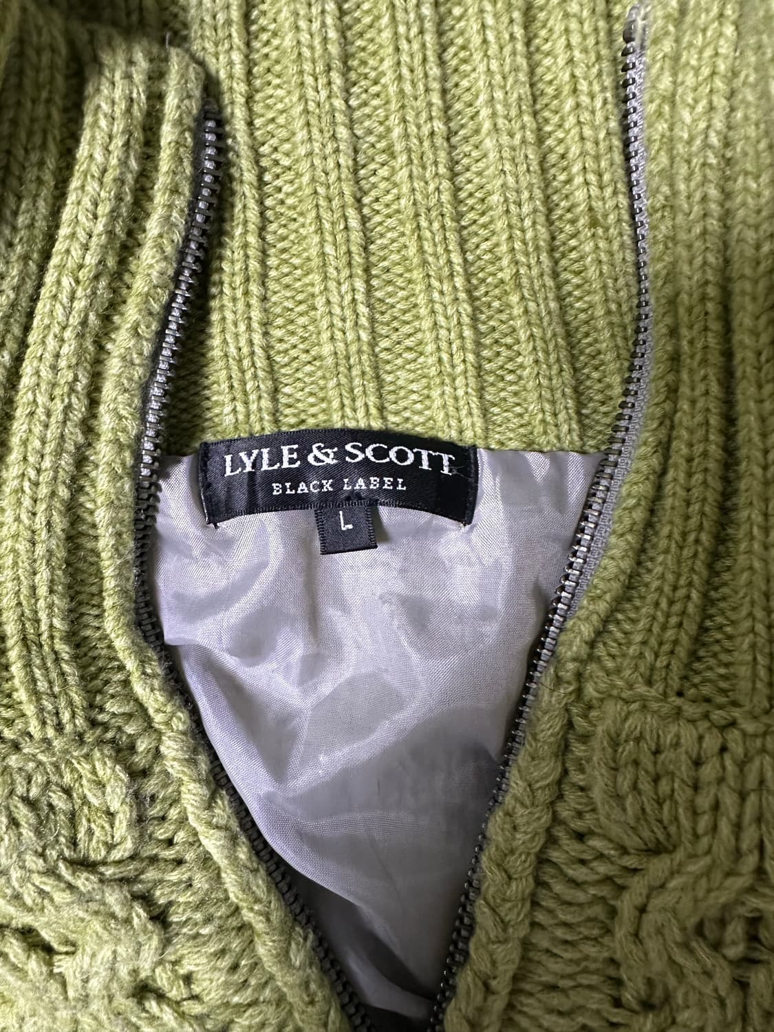 Lyle&Scott 니트 집업 가디건 L 상품이미지3