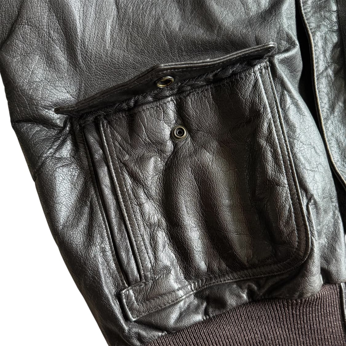 80s L.L.Bean 엘엘빈 A-2 레더 자켓 상품이미지6